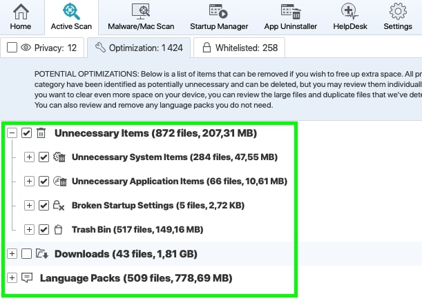 clean junk files mac