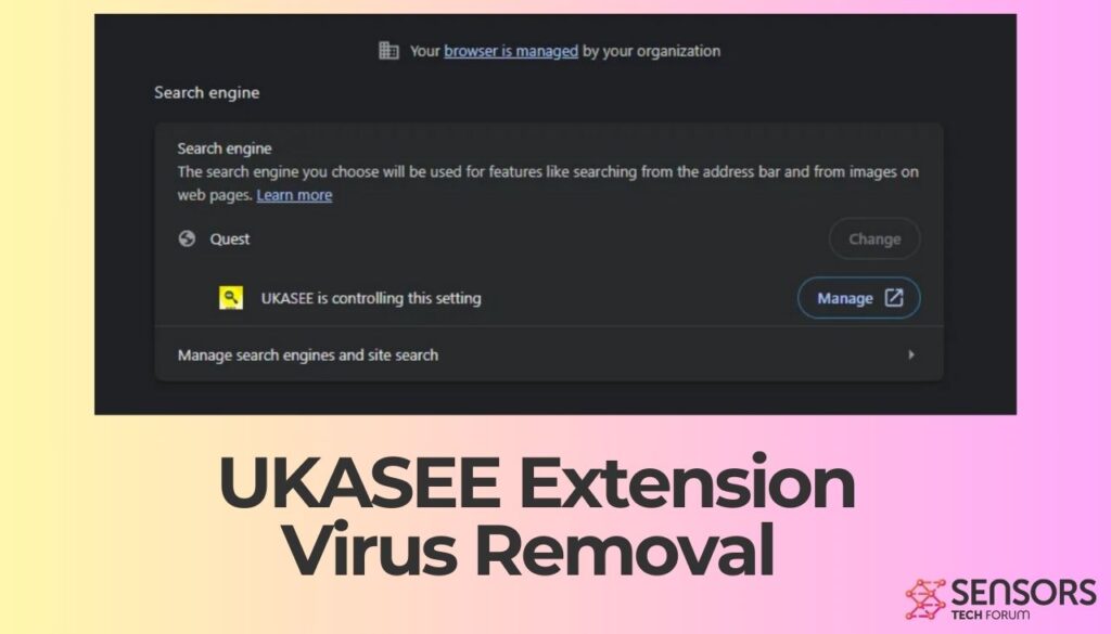 UKASEE Extension Virus Removal Instructions UKASEE Extension Virus Removal