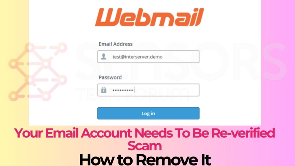 Your Email Account Needs To Be Re-verified Scam